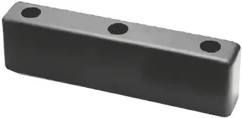 Aanslagrubber 125x43x40 Gecertificeerd