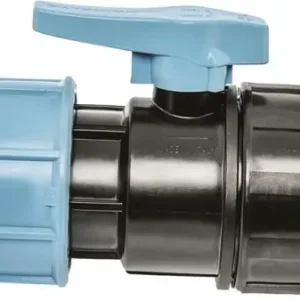Populair Kogelafsluiter met buitendraad voor PE/tyleen - 50mm x 1-1/2” - 16 bar