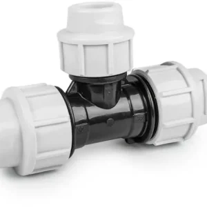 Verloop t-stuk voor PE/tyleen - 40x32mm - 16 bar Betrouwbaar