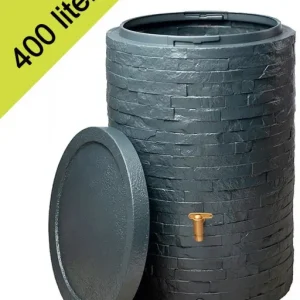 Garantia Regenton ARONDO 400 liter antraciet Trendy