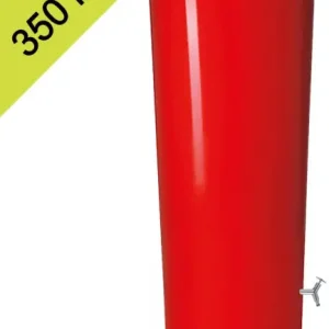 Garantia Regenton 2in1 350 liter tomato/rood Limited Edition