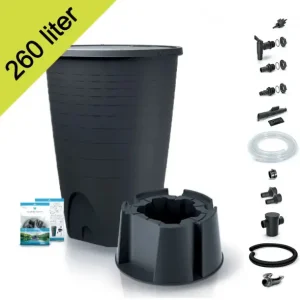 Garantia Regenton Peruno Set voet+vul antraciet Gereduceerde Prijs