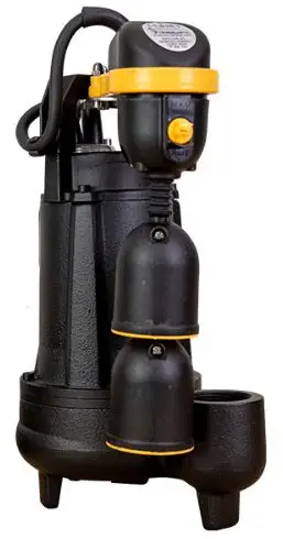 Dompelpomp Vortex - KIN pumps BKL 1.0 M/VV - Met afvalwater vlotter - gietijzer - 230 volt (Max. capaciteit 8,1m³/h) Merkproduct
