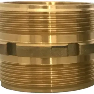 Tankwagenkoppeling dubbele nippel - Messing - 1-1/2 Direct Beschikbaar