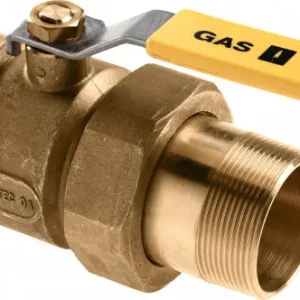 Bestel Nu Bonfix Gaskogelkraan 1-1/4" met hendel - binnendraad x koppeling buitendraad