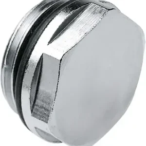 Nieuw Model Bonfix Radiator Blindstop - messing vernikkeld 1/2 - met EPDM O-ring afdichting - buitendraad