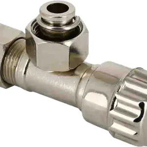 Modern Bonfix Hoekstopkraan 3/8 x 12 - binnendraad x knel - verchroomd