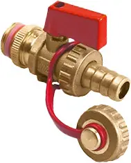 Bonfix Kogel vul- en aftapkraan 1/2 - met rode knop en zelfdichtend Meest Verkocht
