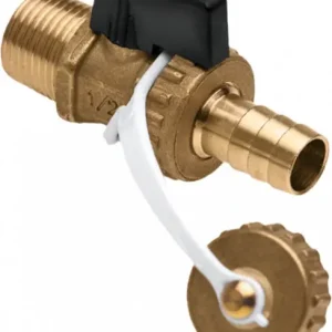 Bonfix Kogel vul- en aftapkraan 1/2 - met zwarte knop Koopje