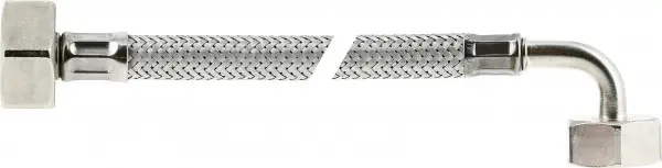 Bonfix Flexibele RVS aansluitleiding 150 centimeter haaks 3/4 x 3/4 - 2 x binnendraad Budget