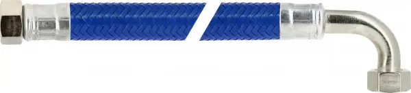 Bonfix Flexibele RVS aansluitleiding Flexibele EPDM slang haaks - 50 cm 3/4 x 3/4 - 2 x binnendraad Flitsaanbieding