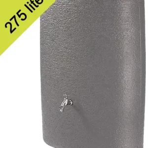 Gratis Retour TERRANOVA regenton 275 liter Antraciet