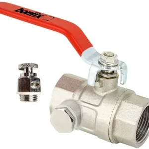 Bonfix kogelkraan / afsluitkraan 1/2” met aftapper Laatste Kans