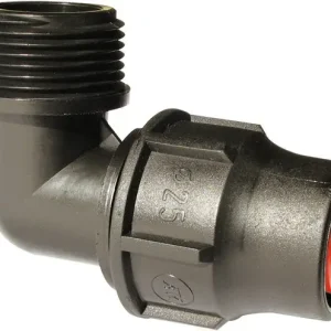 Draad knie 90gr voor druppelslang PE - 16mm x 1/2” Lage Prijs