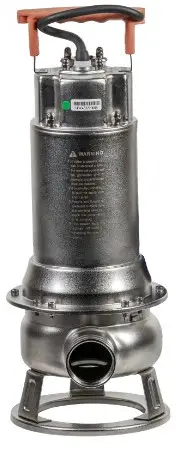 Dompelpomp zonder vlotter - KIN pumps DHD 1 - RVS - 230 volt - Inclusief 10 meter snoer (Max. capaciteit 18m³/h) Gratis Retour