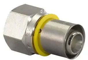 Uponor MLC-G gas koppeling - pers x binnendraad - 25mm x 1 Koop Online