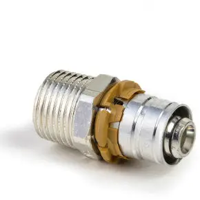 Merkproduct Uponor S-Press draad koppeling - pers x buitendraad - 14mm x 1/2