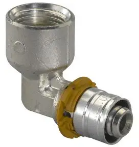 Uponor S-Press schroef knie 90° - pers x binnendraad - 50mm x 1-1/2 Lage Prijs