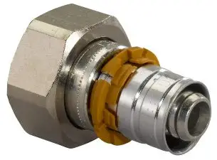 Uponor S-Press schroef koppeling - pers x binnendraad - 50mm x 1-3/4 Direct Verzonden