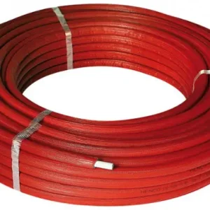 Nu Kopen Henco - meerlagenbuis met 10mm isolatie - 26 x 3mm - PE - rood - Rol 25 m