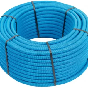 Henco - meerlagenbuis - in blauwe mantelbuis - 26 x 3mm - PE - Rol 50 m Handgemaakt