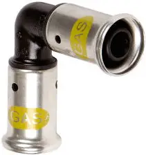 Henco - knie 90° - gas - pers x pers - 16mm x 16mm - pvdf Voordeelprijs