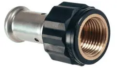 Budget Henco - schroef koppeling - pers x binnendraad - 20mm x 1/2" - pvdf