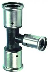 Henco - verloop T-stuk 90° - pers x pers x pers - 50mm x 32mm x 50mm - pvdf Trendy