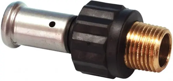 Trendy Henco - Koppeling - pers x buitendraad - 20mm x 1/2" - pvdf