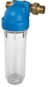 Flitsaanbieding Atlas Filtri - filterhuis - transparante klok - type DP 10 DS MO TS - buitendraad x buitendraad - 1" x 1" - messing