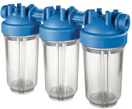 Goedkoop Atlas Filtri - filterhuis - transparante klok - type DP BIG 10 Trio IN TS - binnendraad x binnendraad - 1-1/2" x 1-1/2" - pp