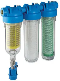 Atlas Filtri - vloeistof filter - Rainmaster Trio HYDRA RAH CB EC - binnendraad x binnendraad - 1/2" x 1/2" - messing Dagaanbieding