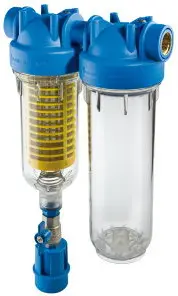 Atlas Filtri - vloeistof filter - zelfreinigend - type Duo HYDRA RAH OT - binnendraad x binnendraad - 3/4" x 3/4" - messing Trendy