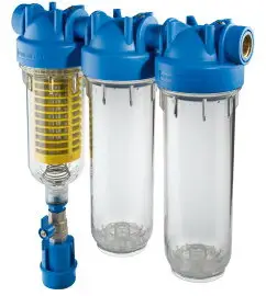 Atlas Filtri - vloeistof filter - zelfreinigend - type Trio HYDRA RAH OT - binnendraad x binnendraad - 1" x 1" - messing Gecertificeerd