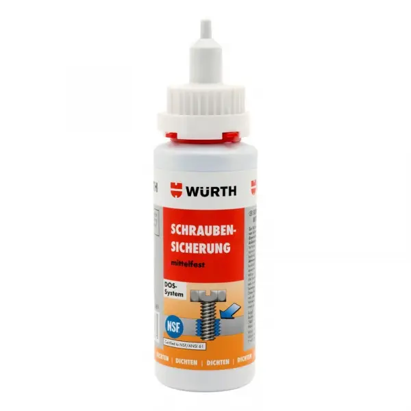 Actieprijs Wurth Schroefdraadborging middelsterk 50gr