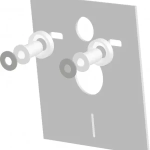 Must-Have Bonfix Wandcloset isolatieset Wandcloset isolatieset - vierkant vierkant - wandcloset / wandbidet