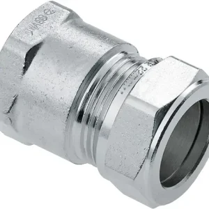 Meest Verkocht Bonfix knelkoppeling - Schroefbus - 3/8” x 15mm - Vertint Messing