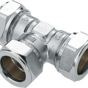 Speciale Aanbieding Bonfix knelkoppeling - T-stuk - 10mm x 10mm x 10mm - Vertint Messing