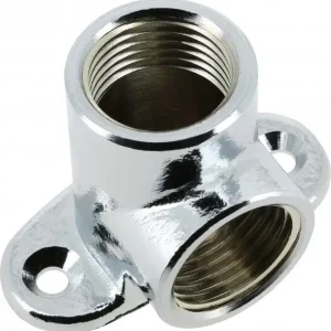 Bonfix Draadfitting Muurplaat 1/2 - 2 x binnendraad - chroom Beperkt Aanbod