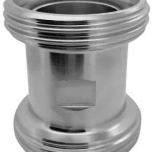 Actieprijs Melkkoppeling - Zuivelkoppeling - DIN 11851 - Rechtkoppelstuk Draadstuk x Draadstuk - DN32 x DN32 - RVS 304