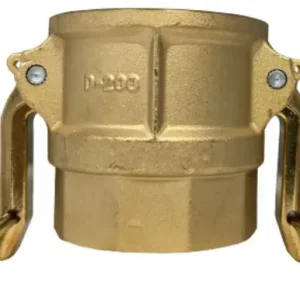 Direct Verzonden Camlock Vrouwelijk met Binnendraad - Type D - Messing - 1-1/2” - DN 40 - D150