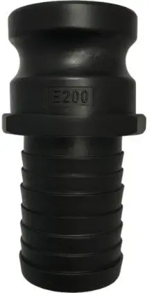 Hete Deal Camlock Mannelijk met Slangtule - Type E - PP (Polypropyleen) - Slangtule 38 mm - DN 40 - E150