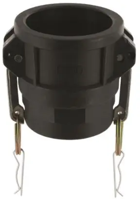 Ambachtelijk Camlock Vrouwelijk met Binnendraad - Type D - PP (Polypropyleen) - 1-1/4” - DN 32 - D125