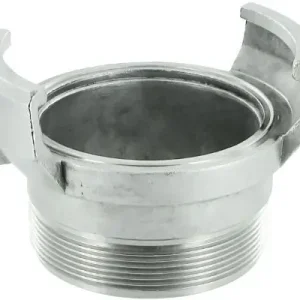 Guillemin koppeling x buitendraad - Zonder vergrendeling - DN40 x 1-1/2" - RVS 316 Op = Op