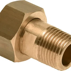 Bonfix 2-delige koppeling - met geborgde neopreenring 1 x 3/4 - wartelmoer x conische buitendraad Exclusief