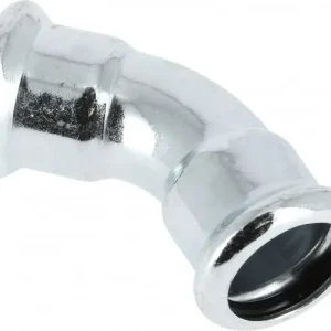 Betrouwbaar Bonfix Pressfitting staalverzinkt CV Bocht 45° 76,1 x 76,1 - 2 x press - (m-profiel)