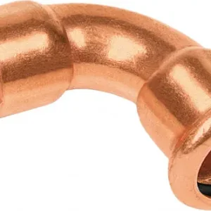 Op = Op Bonfix Pressfitting roodkoper WATER Bocht 90° 28 x 28 - 2 x press - (m-profiel)