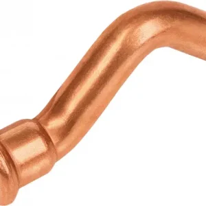 Nieuw Model Bonfix Pressfitting roodkoper WATER Passeerbocht 18 x Ø18 - press x insteek - (m-profiel)