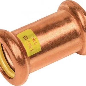 Nieuw Model Bonfix Pressfitting roodkoper GAS Rechte koppeling 16 x 16 - 2 x press - (m-profiel)