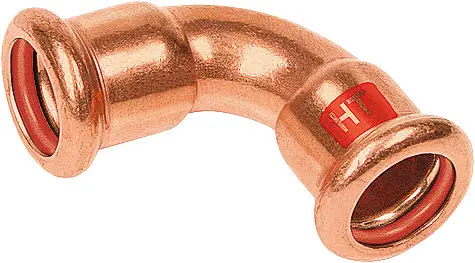 Voordeelprijs Bonfix Pressfitting roodkoper SOLAR Bocht 90° - 42 x 42 - 2 x press - (m-profiel)